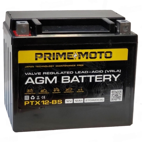Аккумуляторная батарея PRIME YTX12-BS 12 Ah